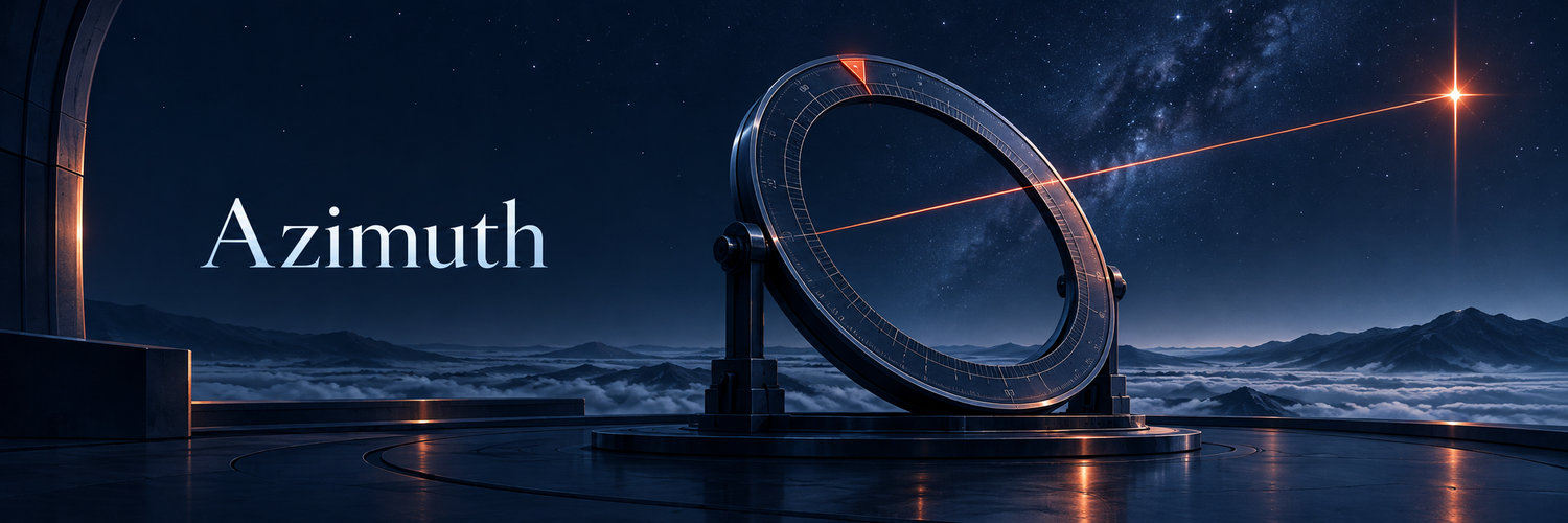 Azimuth — ultramarine observatory dial